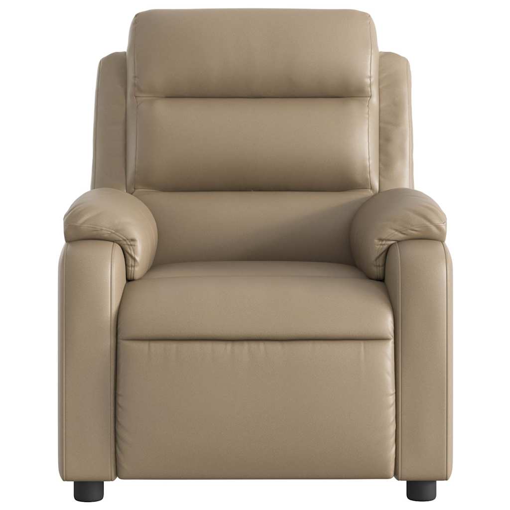 Fauteuil inclinable électrique Cappuccino Similicuir