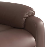 Fauteuil inclinable de massage Marron Similicuir