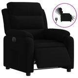 Fauteuil inclinable électrique noir velours