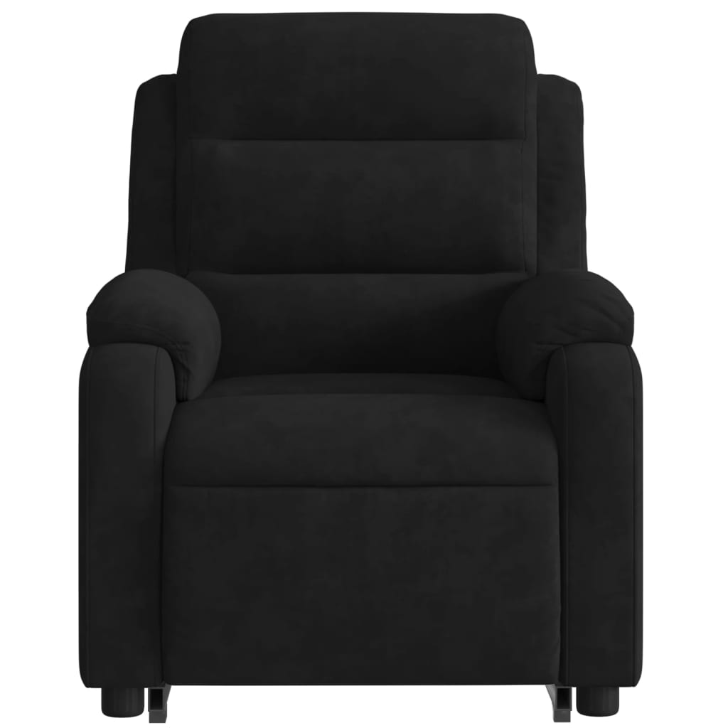 Fauteuil inclinable électrique noir velours