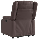 Fauteuil inclinable de massage Marron Similicuir