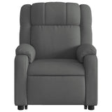 Fauteuil inclinable Gris foncé Tissu