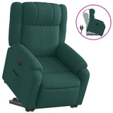 Fauteuil inclinable vert foncé tissu