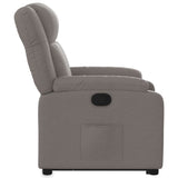 Fauteuil inclinable taupe tissu