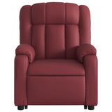 Fauteuil inclinable de massage Rouge bordeaux Similicuir