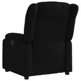 Fauteuil inclinable électrique Noir Tissu