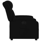 Fauteuil inclinable électrique Noir Tissu