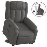 Fauteuil inclinable Gris foncé Tissu