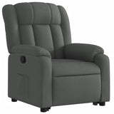 Fauteuil inclinable Gris foncé Tissu