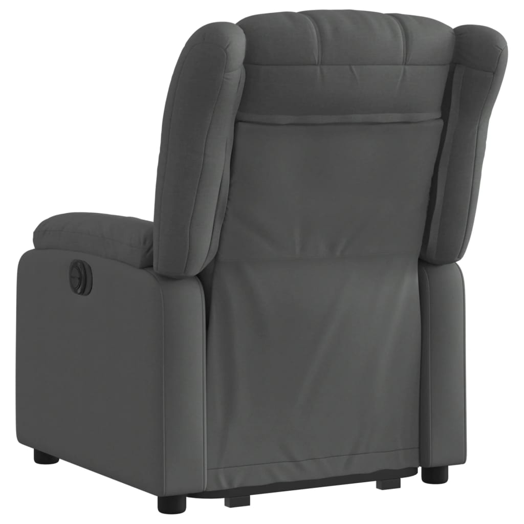 Fauteuil inclinable Gris foncé Tissu