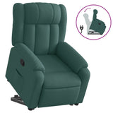 Fauteuil inclinable vert foncé tissu