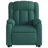 Fauteuil inclinable vert foncé tissu