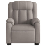 Fauteuil inclinable taupe tissu