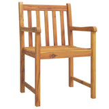 Chaises de jardin lot de 4 56x55,5x90 bois massif d'acacia