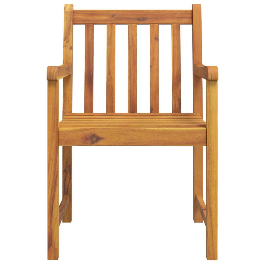 Chaises de jardin lot de 4 56x55,5x90 bois massif d'acacia