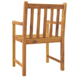 Chaises de jardin lot de 4 56x55,5x90 bois massif d'acacia