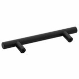 Cabinet Handles 10 pcs Black 96mm Stainless Steel