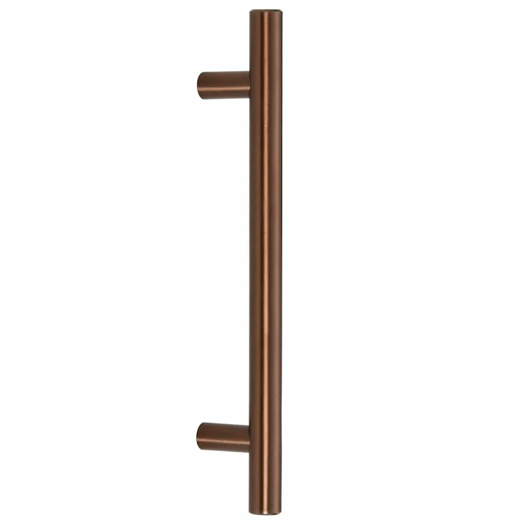 Poignées d'armoire 10 pcs bronze 128 mm acier inoxydable