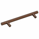 Poignées d'armoire 10 pcs bronze 128 mm acier inoxydable