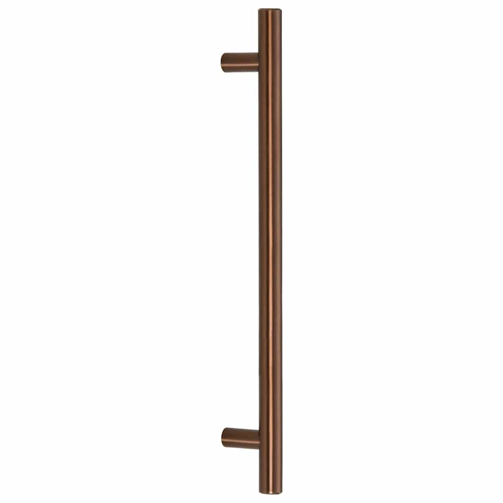 Poignées d'armoire 5 pcs bronze 192 mm acier inoxydable