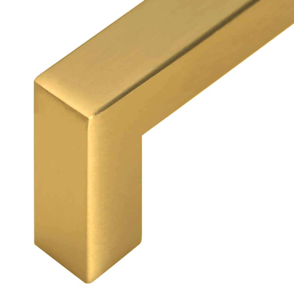 Cabinet Handles 10pcs Gold 96mm Stainless Steel