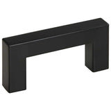 Cabinet Handles 10 pcs Black 64mm Stainless Steel