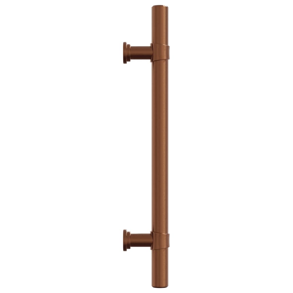 Poignées d'armoire 10 pcs bronze 128 mm acier inoxydable