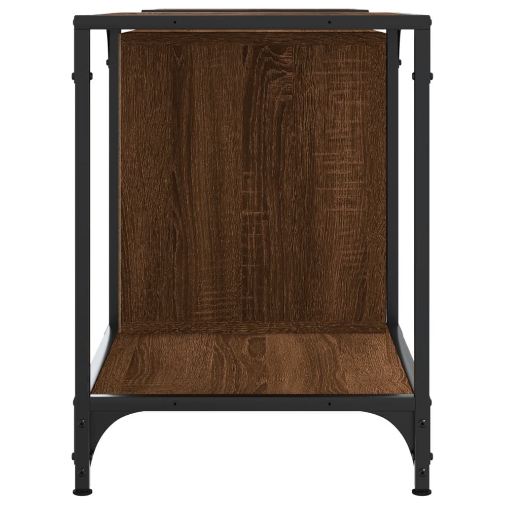 Meuble TV chêne marron 153x37x50 cm bois d'ingénierie