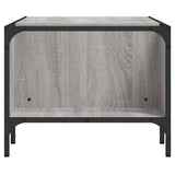 Table basse avec support sonoma gris 100x51x40 cm