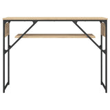 Table console avec étagère chêne sonoma 105x30x75 cm