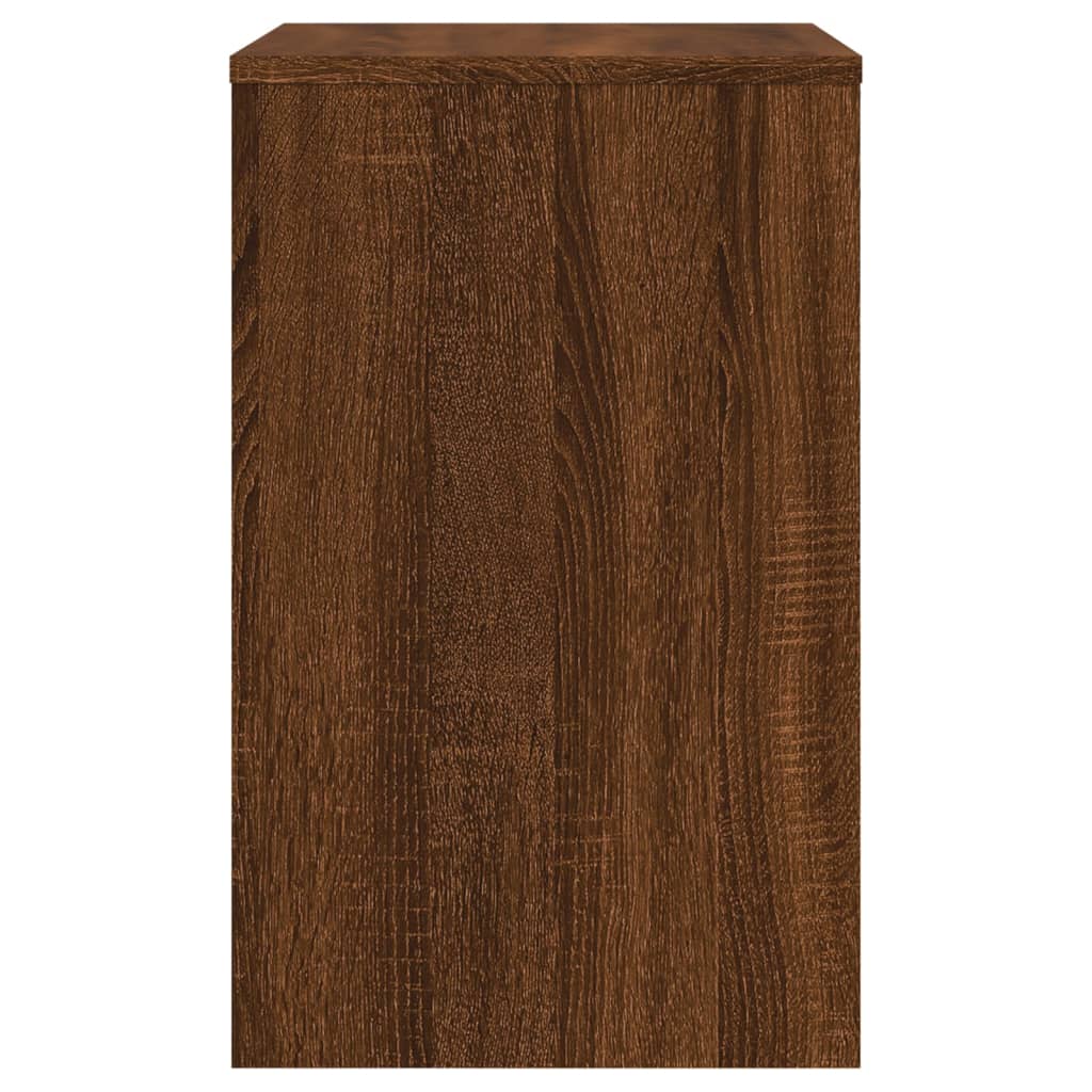 Tables basses gigognes 3 pcs chêne marron bois d'ingénierie