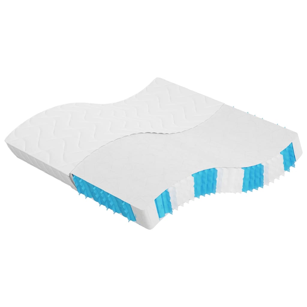 Matelas à ressorts ensachés dureté moyenne 200x200 cm