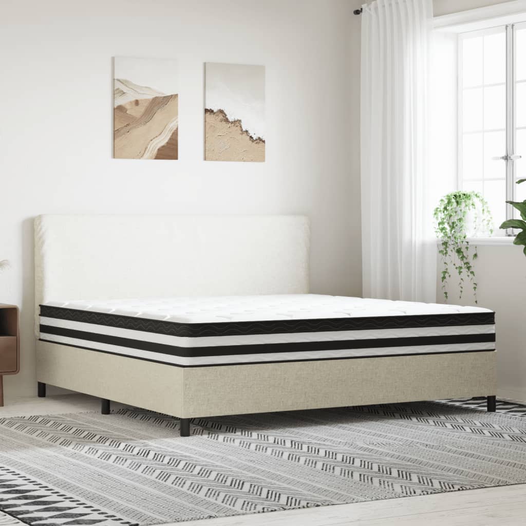 Matelas à ressorts ensachés moyen 200x200 cm