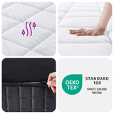 Medium plus pocket spring mattress 100x200 cm