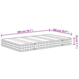 Matelas à ressorts bonnell moyen 100x200 cm