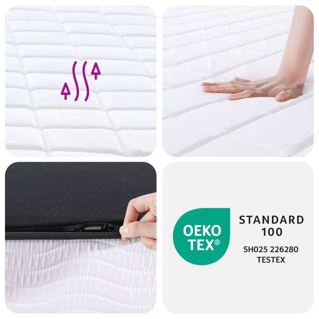 Medium soft foam mattress 90x190 cm