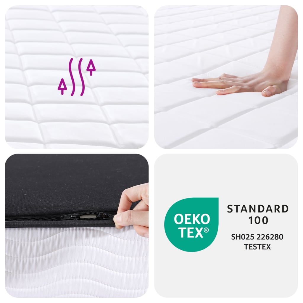 Medium soft foam mattress 80x200 cm