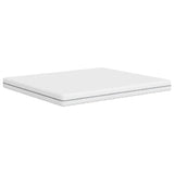 Matelas en mousse moyennement doux 200x200 cm