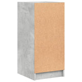 Side cabinet with concrete gray glass doors 35x37x75.5 cm