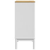 Commode FLORO blanc bois de pin massif