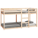 Bunk bed without mattress 90x200 cm solid pine wood