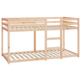 Bunk bed without mattress 90x200 cm solid pine wood