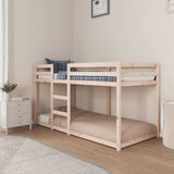 Bunk bed without mattress 90x200 cm solid pine wood