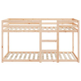 Bunk bed without mattress 90x200 cm solid pine wood