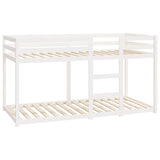 Bunk bed without mattress white 90x200 cm solid pine wood