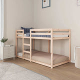 Lit superposé sans matelas 90x190 cm bois de pin massif