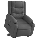 Fauteuil inclinable Gris foncé Tissu