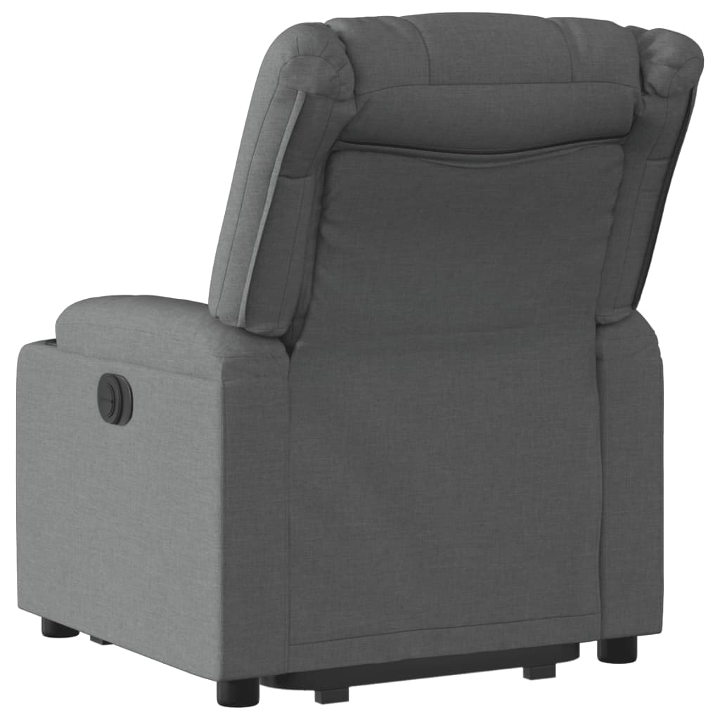 Fauteuil inclinable Gris foncé Tissu