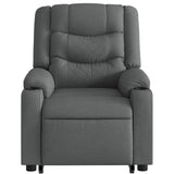 Fauteuil inclinable Gris foncé Tissu