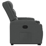 Fauteuil inclinable Gris foncé Tissu